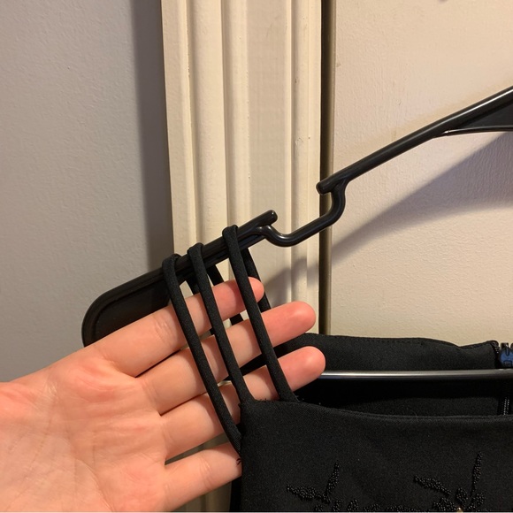 CDC Petites black sequin dress sz 4 and 8 - Picture 6 of 9